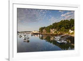 USA, Massachusetts, Cape Ann, Annisquam, Lobster Cove-Walter Bibikow-Framed Premium Photographic Print