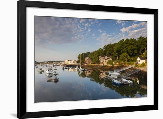 USA, Massachusetts, Cape Ann, Annisquam, Lobster Cove-Walter Bibikow-Framed Premium Photographic Print