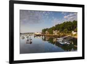USA, Massachusetts, Cape Ann, Annisquam, Lobster Cove-Walter Bibikow-Framed Premium Photographic Print