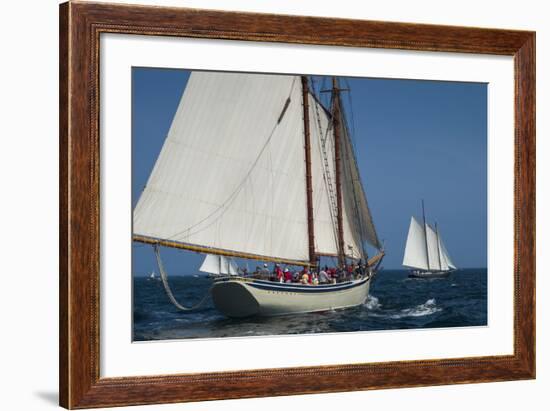 USA, Massachusetts, Cape Ann, Gloucester, America's Oldest Seaport, Annual Schooner Festival-Walter Bibikow-Framed Photographic Print