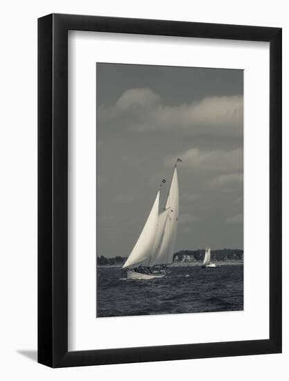 USA, Massachusetts, Cape Ann, Gloucester, America's Oldest Seaport, Annual Schooner Festival-Walter Bibikow-Framed Photographic Print