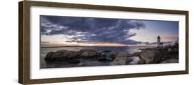 USA, Massachusetts, Cape Ann, Gloucester, Annisquam Lighthouse-Walter Bibikow-Framed Photographic Print