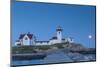 USA, Massachusetts, Cape Ann, Gloucester, Eastern Point LIghthouse with moonrise-Walter Bibikw-Mounted Photographic Print