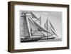 USA, Massachusetts, Cape Ann, Gloucester. Gloucester Schooner Festival, schooner parade of sail.-Walter Bibikow-Framed Photographic Print