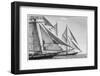 USA, Massachusetts, Cape Ann, Gloucester. Gloucester Schooner Festival, schooner parade of sail.-Walter Bibikow-Framed Photographic Print