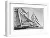 USA, Massachusetts, Cape Ann, Gloucester. Gloucester Schooner Festival, schooner parade of sail.-Walter Bibikow-Framed Photographic Print