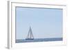 USA, Massachusetts, Cape Ann, Gloucester. Gloucester Schooner Festival, schooner parade of sail.-Walter Bibikow-Framed Photographic Print