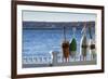 USA, Massachusetts, Cape Ann, Gloucester, lobster buoys-Walter Bibikow-Framed Premium Photographic Print