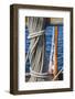 USA, Massachusetts, Cape Ann, Gloucester, rope, detail-Walter Bibikow-Framed Photographic Print