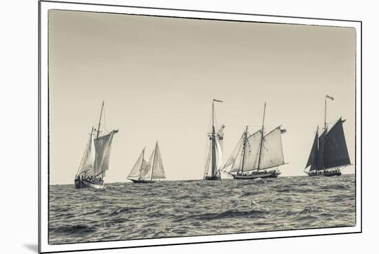 USA, Massachusetts, Cape Ann, Gloucester, schooner sailing ships-Walter Bibikow-Mounted Photographic Print