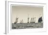 USA, Massachusetts, Cape Ann, Gloucester, schooner sailing ships-Walter Bibikow-Framed Photographic Print