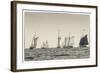 USA, Massachusetts, Cape Ann, Gloucester, schooner sailing ships-Walter Bibikow-Framed Photographic Print