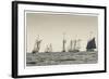 USA, Massachusetts, Cape Ann, Gloucester, schooner sailing ships-Walter Bibikow-Framed Photographic Print