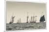 USA, Massachusetts, Cape Ann, Gloucester, schooner sailing ships-Walter Bibikow-Mounted Premium Photographic Print