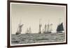 USA, Massachusetts, Cape Ann, Gloucester, schooner sailing ships-Walter Bibikow-Framed Photographic Print