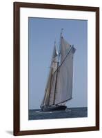 USA, Massachusetts, Cape Ann, Gloucester, schooner sailing ships-Walter Bibikow-Framed Premium Photographic Print