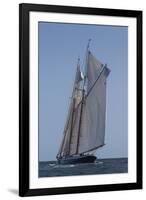 USA, Massachusetts, Cape Ann, Gloucester, schooner sailing ships-Walter Bibikow-Framed Premium Photographic Print