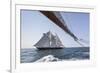 USA, Massachusetts, Cape Ann, Gloucester, schooner sailing ships-Walter Bibikow-Framed Premium Photographic Print