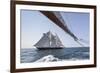 USA, Massachusetts, Cape Ann, Gloucester, schooner sailing ships-Walter Bibikow-Framed Premium Photographic Print