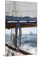 USA, Massachusetts, Cape Ann, Gloucester, schooner sailing ships-Walter Bibikow-Mounted Premium Photographic Print