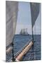 USA, Massachusetts, Cape Ann, Gloucester, schooner sailing ships-Walter Bibikow-Mounted Premium Photographic Print