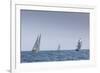 USA, Massachusetts, Cape Ann, Gloucester, schooner sailing ships-Walter Bibikow-Framed Premium Photographic Print