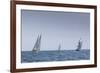 USA, Massachusetts, Cape Ann, Gloucester, schooner sailing ships-Walter Bibikow-Framed Premium Photographic Print