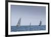 USA, Massachusetts, Cape Ann, Gloucester, schooner sailing ships-Walter Bibikow-Framed Premium Photographic Print