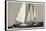 USA, Massachusetts, Cape Ann, Gloucester, schooner sailing ships-Walter Bibikow-Framed Stretched Canvas