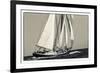 USA, Massachusetts, Cape Ann, Gloucester, schooner sailing ships-Walter Bibikow-Framed Premium Photographic Print