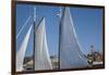 USA, Massachusetts, Cape Ann, Gloucester, schooner sails-Walter Bibikow-Framed Photographic Print