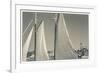 USA, Massachusetts, Cape Ann, Gloucester, schooner sails-Walter Bibikow-Framed Premium Photographic Print