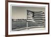 USA, Massachusetts, Cape Ann, Gloucester, schooner US flag-Walter Bibikow-Framed Photographic Print