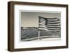 USA, Massachusetts, Cape Ann, Gloucester, schooner US flag-Walter Bibikow-Framed Photographic Print