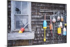 USA, Massachusetts, Cape Ann, Rockport, Lobster Buoys-Walter Bibikow-Mounted Photographic Print