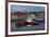 USA, Massachusetts, Cape Ann, Rockport, Rockport Harbor with boats-Walter Bibikow-Framed Premium Photographic Print