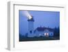 USA, Massachusetts, Cape Cod, Chatham, Chatham Lighthouse in the Fog-Walter Bibikow-Framed Photographic Print