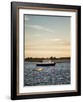 USA, Massachusetts, Cape Cod, Chatham, Fishing boat moored in Chatham Harbor-Ann Collins-Framed Photographic Print