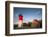 USA, Massachusetts, Cape Cod, Eastham, Nauset Lighthouse at dawn-Walter Bibikow-Framed Photographic Print