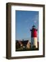 USA, Massachusetts, Cape Cod, Eastham, Nauset Lighthouse at dawn-Walter Bibikow-Framed Photographic Print