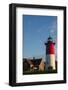 USA, Massachusetts, Cape Cod, Eastham, Nauset Lighthouse at dawn-Walter Bibikow-Framed Photographic Print