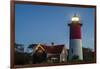 USA, Massachusetts, Cape Cod, Eastham, Nauset Lighthouse at dawn-Walter Bibikow-Framed Photographic Print