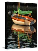 USA, Massachusetts, Cape Cod, Moored sailboat-Ann Collins-Stretched Canvas