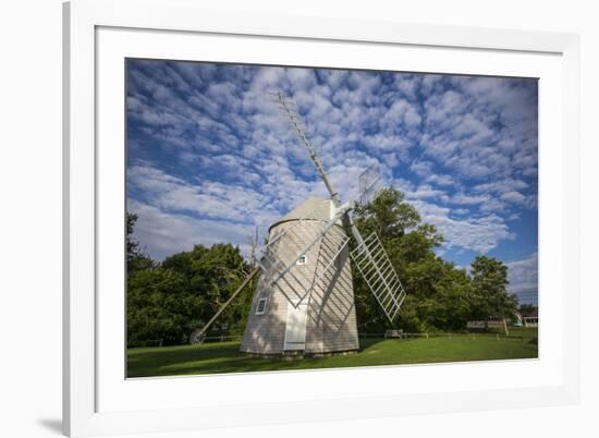 USA, Massachusetts, Cape Cod, Orleans, old windmill-Walter Bibikow-Framed Premium Photographic Print