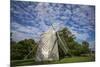 USA, Massachusetts, Cape Cod, Orleans, old windmill-Walter Bibikow-Mounted Premium Photographic Print