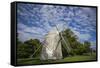 USA, Massachusetts, Cape Cod, Orleans, old windmill-Walter Bibikow-Framed Stretched Canvas