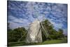 USA, Massachusetts, Cape Cod, Orleans, old windmill-Walter Bibikow-Stretched Canvas