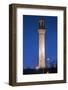 USA, Massachusetts, Cape Cod, Provincetown Monument at dusk-Walter Bibikow-Framed Photographic Print