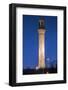 USA, Massachusetts, Cape Cod, Provincetown Monument at dusk-Walter Bibikow-Framed Photographic Print