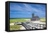 USA, Massachusetts, Cape Cod, Provincetown, Race Point Beach, Old Harbor Life-Saving Station-Walter Bibikow-Framed Stretched Canvas